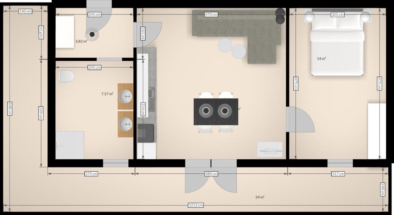 Rmg Roses Apartments バド クラインキルヒハイム エクステリア 写真